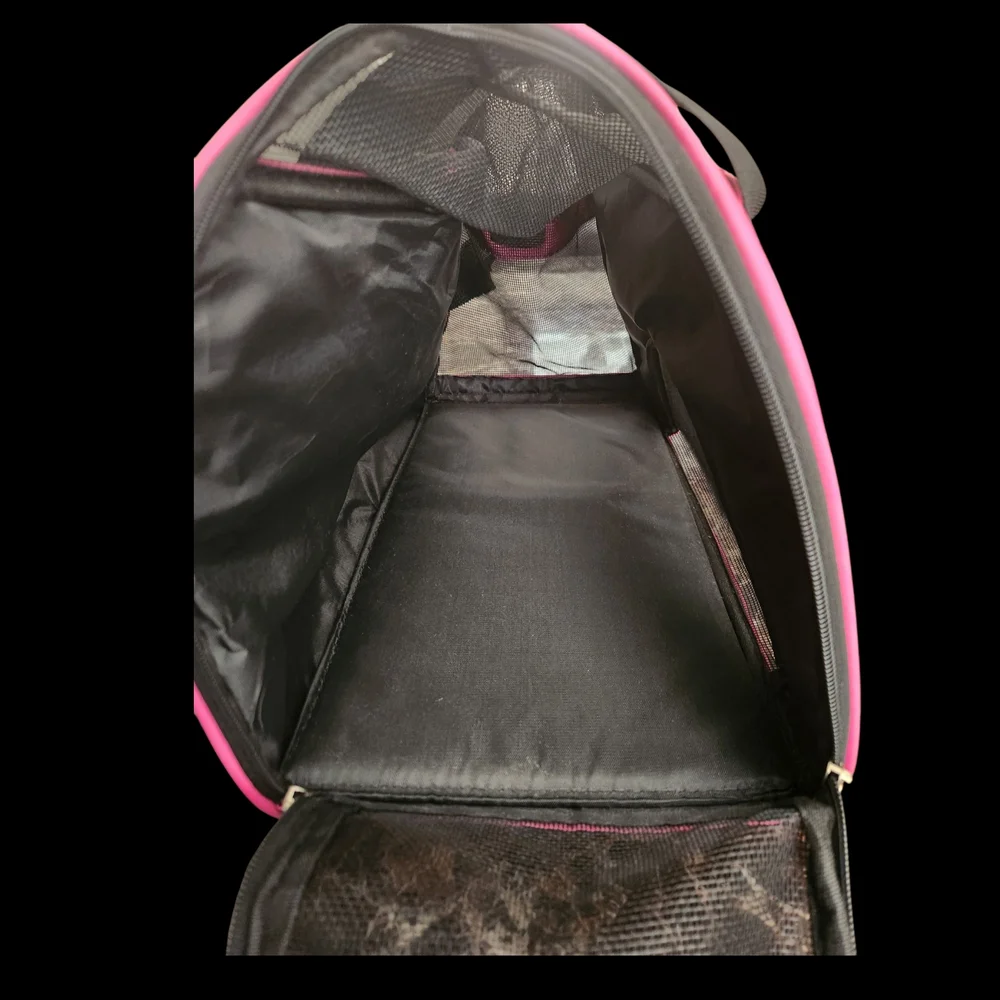 Pink and Black Pet Carrier
